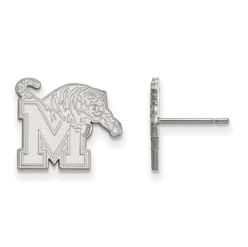 10kw University of Memphis Small Tigers Post Earrings