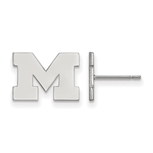 SS University of Michigan XS Post Letter M Earrings