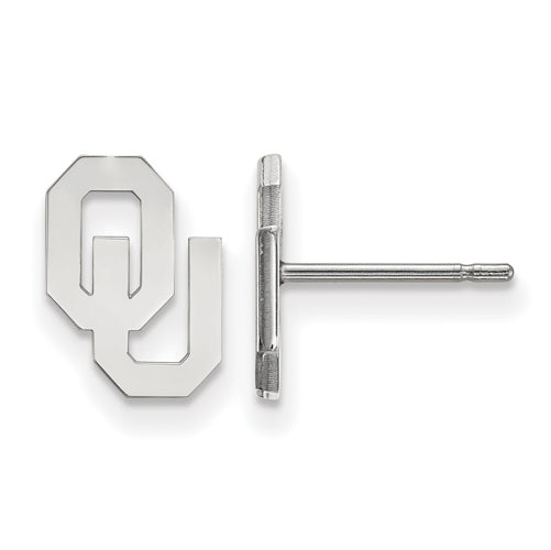 14kw University of Oklahoma XS Post Earrings