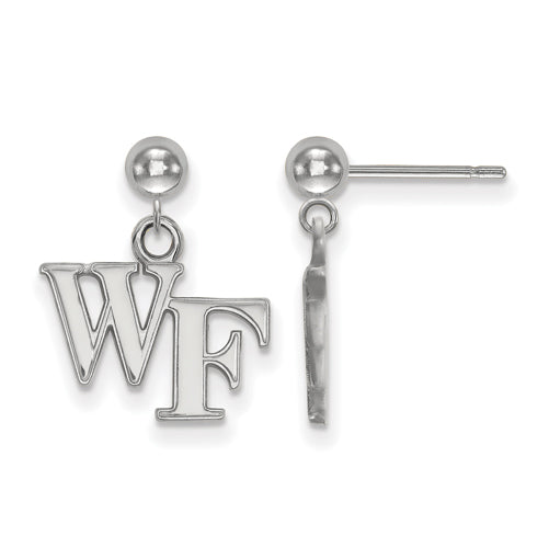 SS Wake Forest University WF Dangle Ball Earrings
