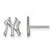 SS MLB  New York Yankees XS NY Post Earrings