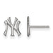 10kw MLB LogoArt New York Yankees XS Post Earrings
