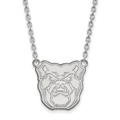 10kw Butler University Large Bulldog Heavy Pendant w/Necklace