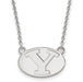 14kw Brigham Young University Small Disc Logo Pendant w/Necklace