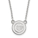 SS MLB  Chicago Cubs Sm Pend w/Necklace