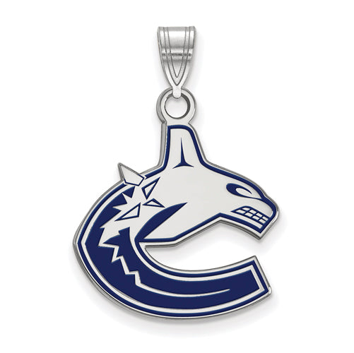 SS NHL Vancouver Canucks Large Enamel Pendant