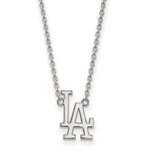 SS MLB  Los Angeles Dodgers Large Pendant w/Necklace