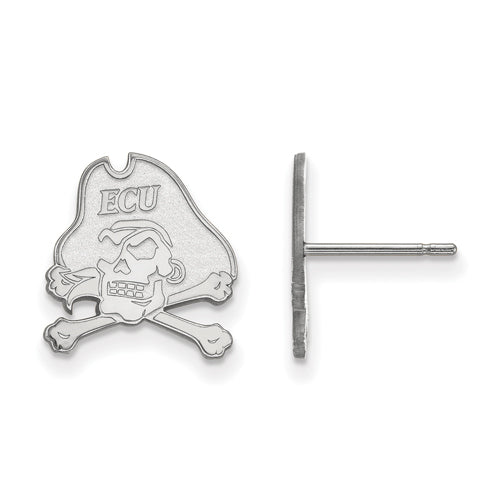10kw East Carolina University Small Post Pirates Earrings