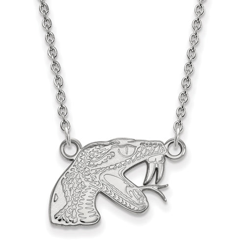 10kw Florida A&M University Small Rattler Pendant w/Necklace