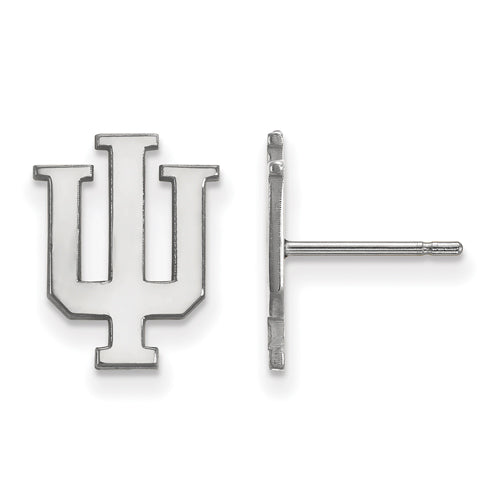 14kw Indiana University Small Post IU Earrings