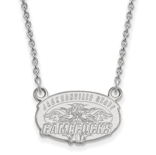14kw Jacksonville State University Small Pendant w/Necklace