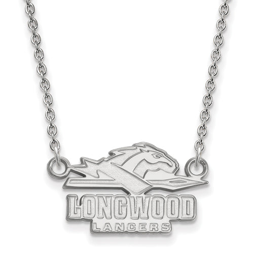 10kw Longwood University Small Pendant w/Necklace