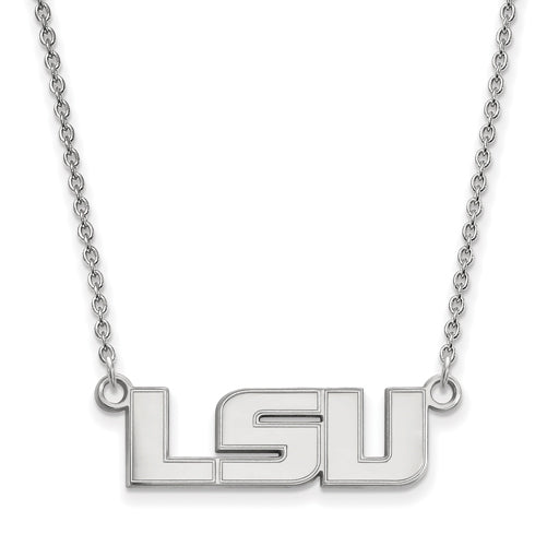 14kw Louisiana State University Small LSU Pendant w/Necklace