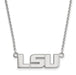 14kw Louisiana State University Small LSU Pendant w/Necklace