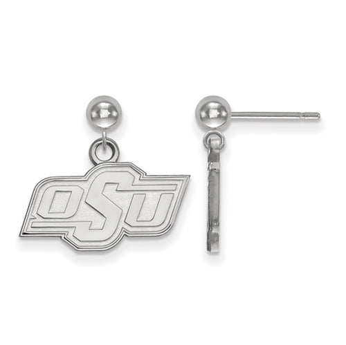 SS Oklahoma State University Earrings Dangle Ball