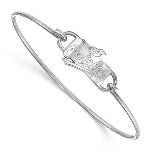 SS MLB  Baltimore Orioles Small Ctr Wire Bangle-7