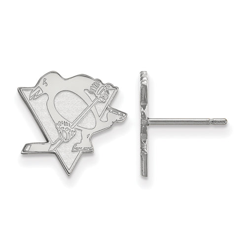 10kw NHL Pittsburgh Penguins Small Post Earrings