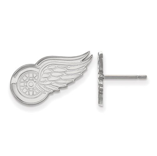 14kw NHL Detroit Red Wings Small Post Earrings