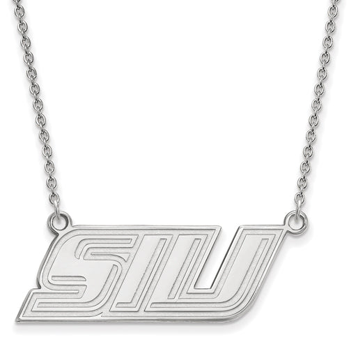 10kw Southern Illinois U Small Pendant w/Necklace