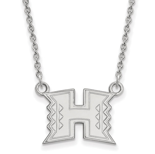 14kw The University of Hawaii Small Pendant w/Necklace