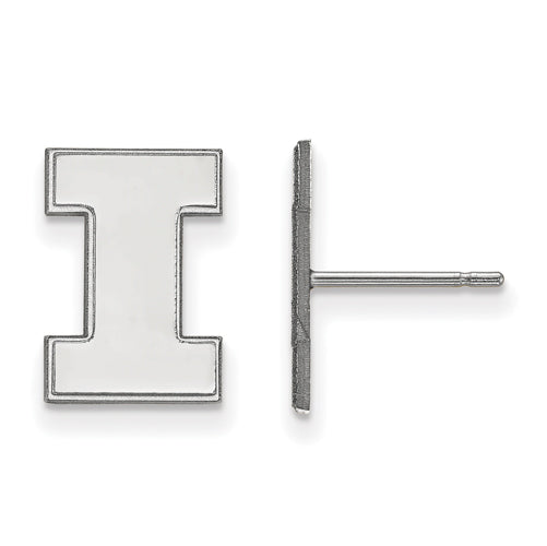 SS University of Illinois Small Post I Post Earrings