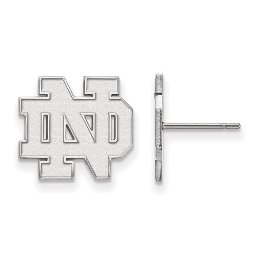 10kw University of Notre Dame Small Post ND Earrings