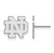 10kw University of Notre Dame Small Post ND Earrings