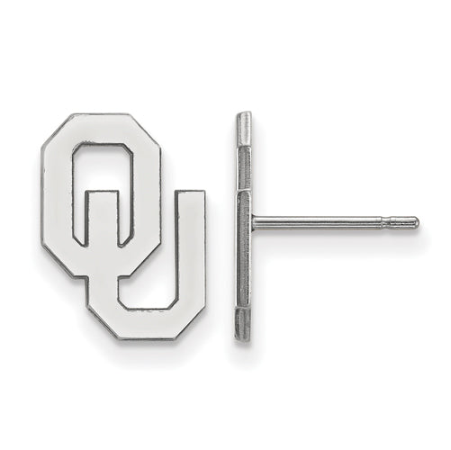 14kw University of Oklahoma Small Post Earrings