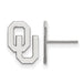 14kw University of Oklahoma Small Post Earrings