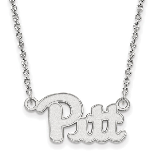 14kw University of Pittsburgh Small Pitt Pendant w/Necklace