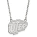 14kw The University of Texas at El Paso Large UTEP Pendant w/Necklace