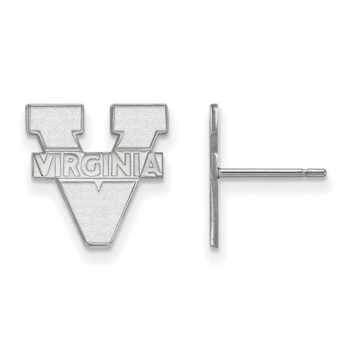 SS University of Virginia Small Text Logo Post Earrings