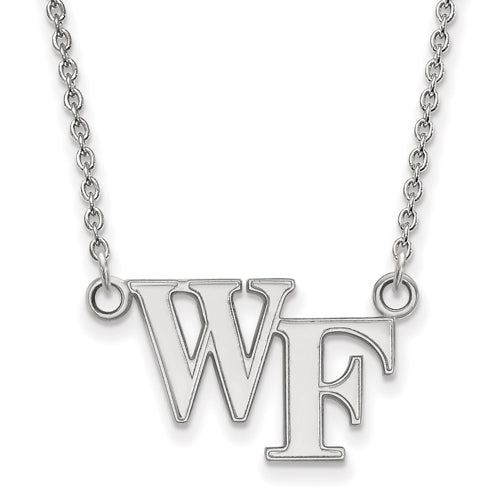 10kw Wake Forest University Small WF Pendant w/Necklace