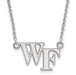 10kw Wake Forest University Small WF Pendant w/Necklace
