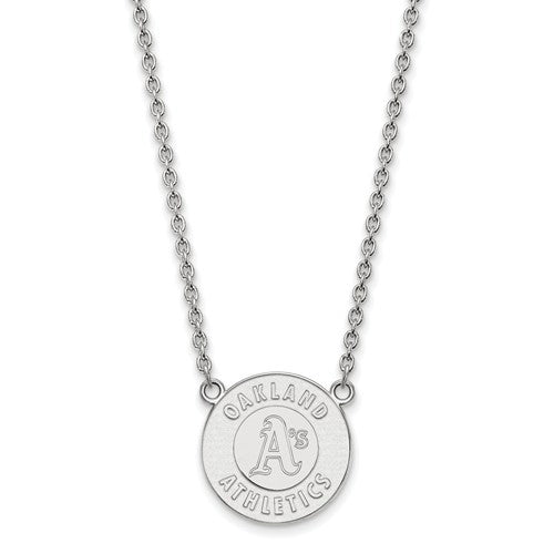 SS MLB  Oakland Athletics Large Logo Pendant w/Necklace