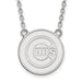 SS MLB  Chicago Cubs Large Pendant w/Necklace