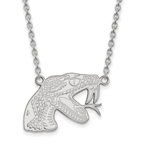 14kw Florida A&M University Large Rattler Pendant w/Necklace