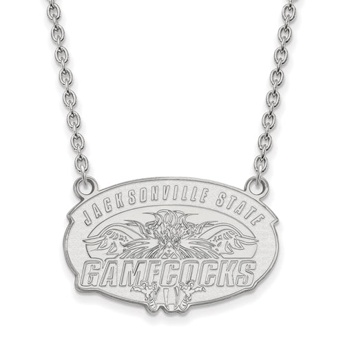14kw Jacksonville State University Large Pendant w/Necklace