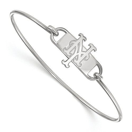 SS MLB  New York Mets Small Center Wire Bangle-7