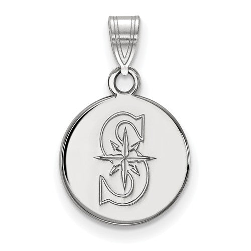 SS MLB  Seattle Mariners Small Disc Pendant