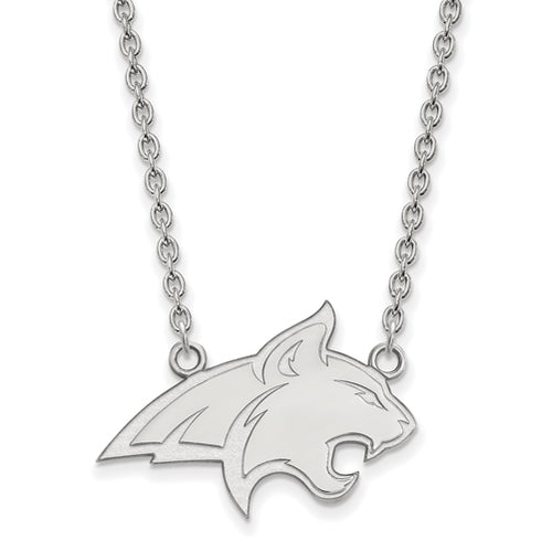 SS Montana State University Large Bobcat Pendant w/Necklace