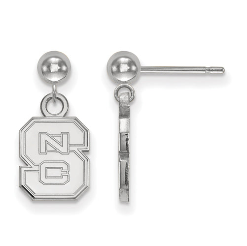 SS North Carolina State University Earrings Dangle Ball