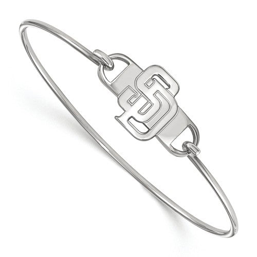 SS MLB  San Diego Padres Small Center Wire Bangle-7