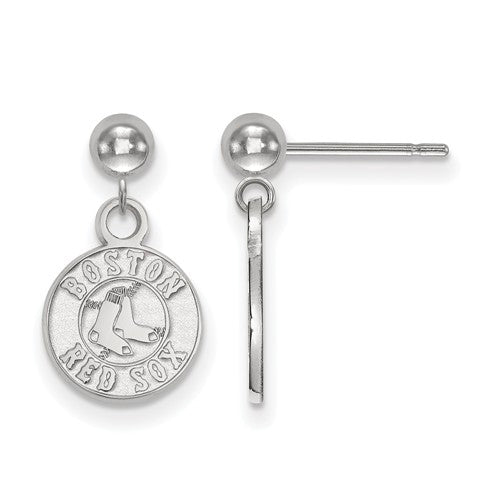 SS MLB  Boston Red Sox Earrings Dangle Ball