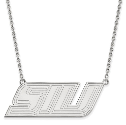 SS Southern Illinois U Large Pendant w/Necklace