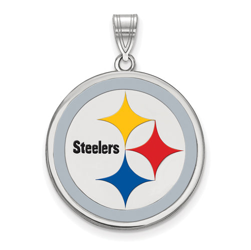 SS Pittsburgh Steelers Large Enamel Pendant