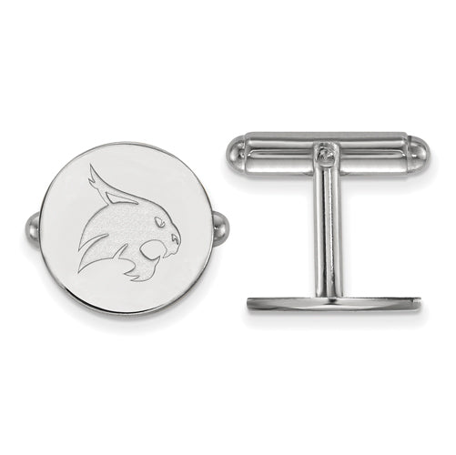 SS Texas State University Bobcat Cuff Links
