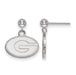 14kw University of Georgia Earrings Dangle Ball