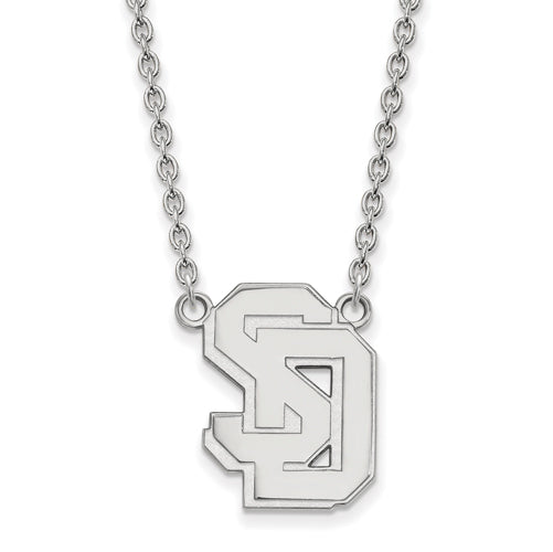 14kw University of South Dakota Large Pendant w/Necklace