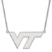 10kw Virginia Tech Large VT Logo Pendant w/Necklace
